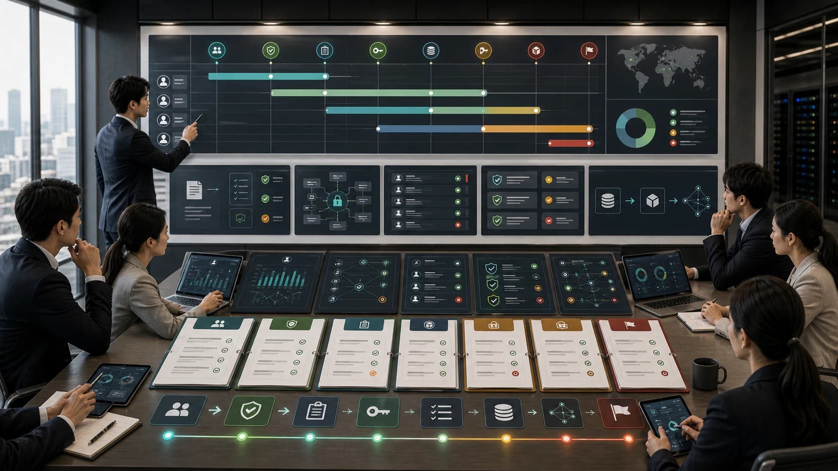 Enterprise go-live command center for AI workflow implementation